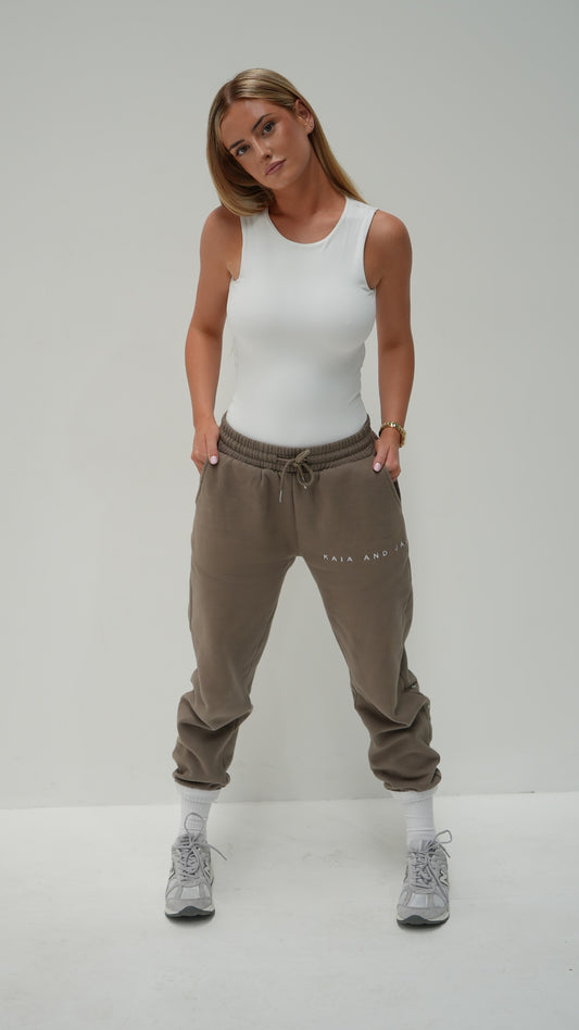 TRACK PANTS - Khaki